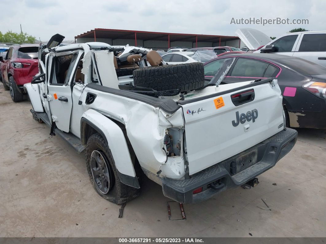 2022 Jeep Gladiator Overland White vin: 1C6HJTFG4NL180134