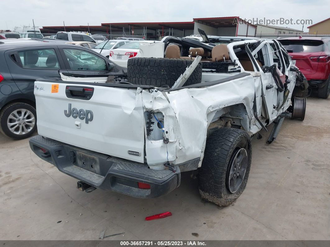 2022 Jeep Gladiator Overland White vin: 1C6HJTFG4NL180134