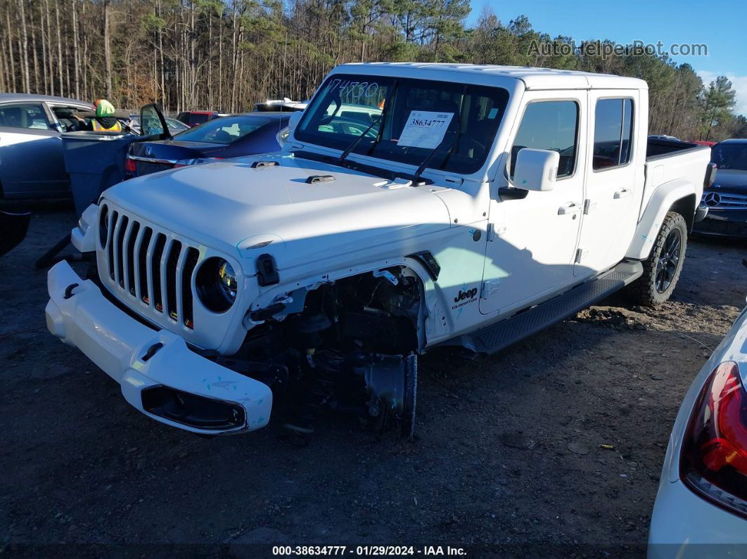 2022 Jeep Gladiator High Altitude 4x4 White vin: 1C6HJTFG5NL116619