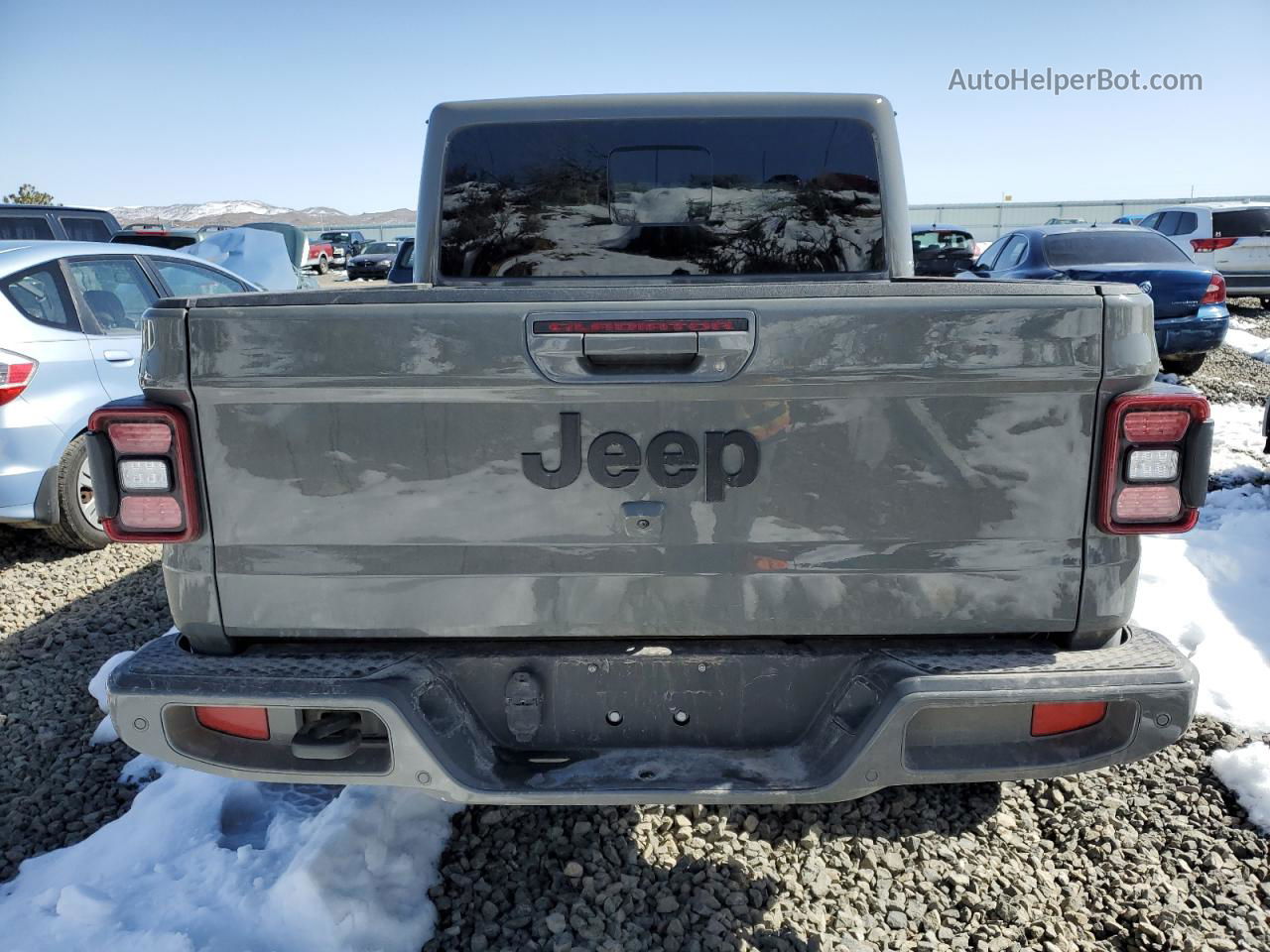 2022 Jeep Gladiator Overland Gray vin: 1C6HJTFG5NL162418