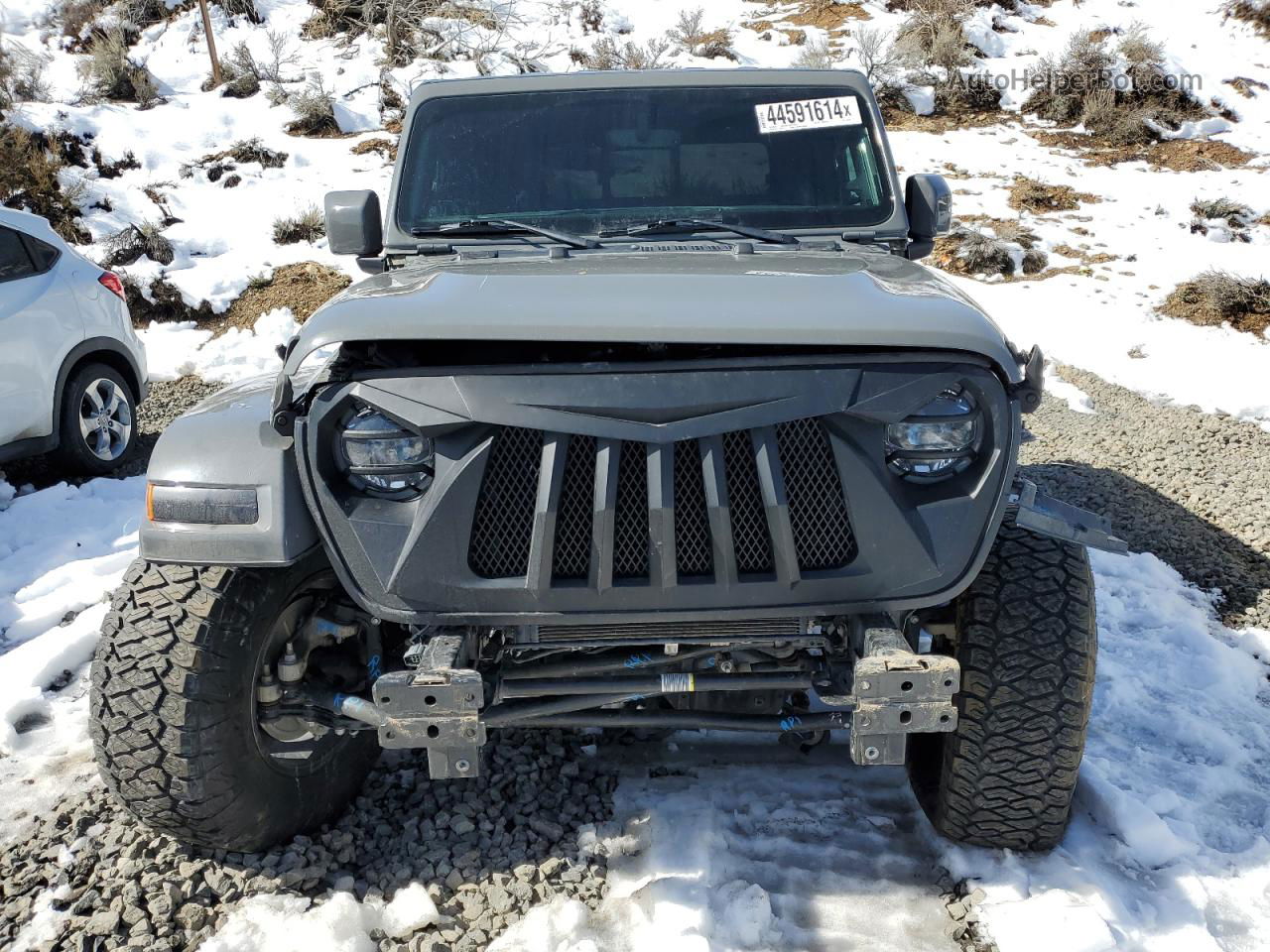 2022 Jeep Gladiator Overland Gray vin: 1C6HJTFG5NL162418