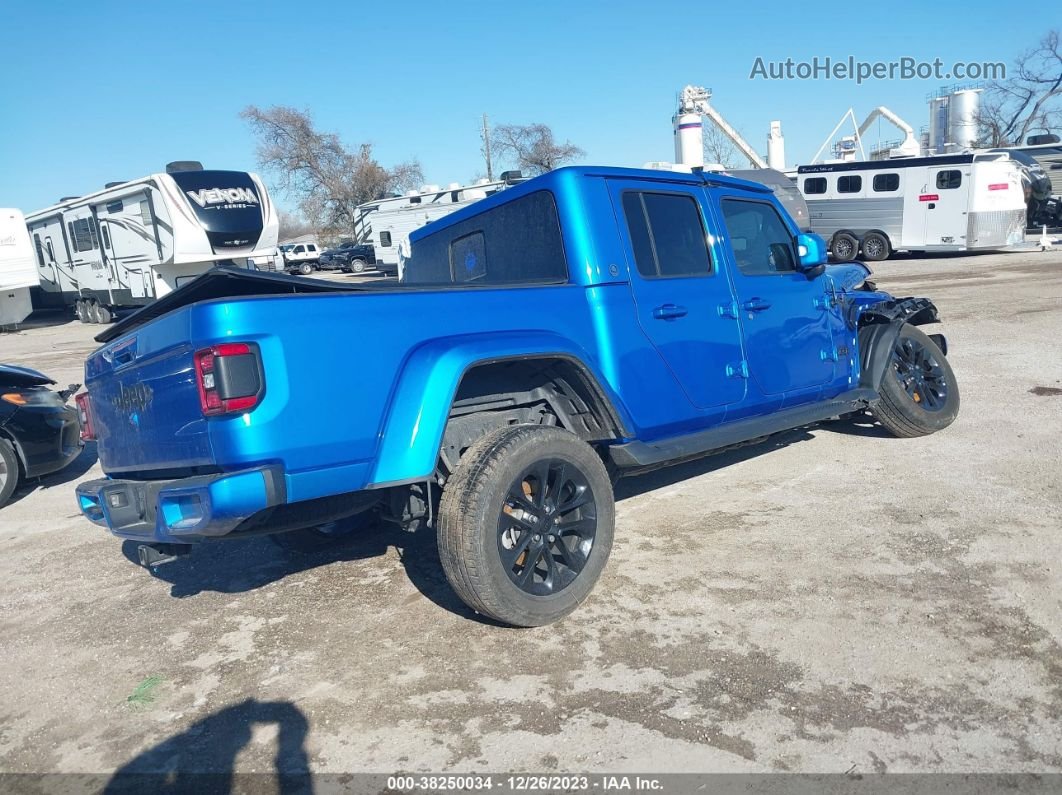 2022 Jeep Gladiator High Altitude 4x4 Blue vin: 1C6HJTFG7NL132353