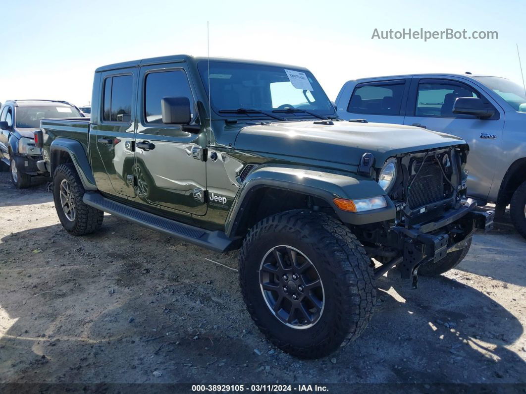 2022 Jeep Gladiator Overland 4x4 Green vin: 1C6HJTFG8NL102973