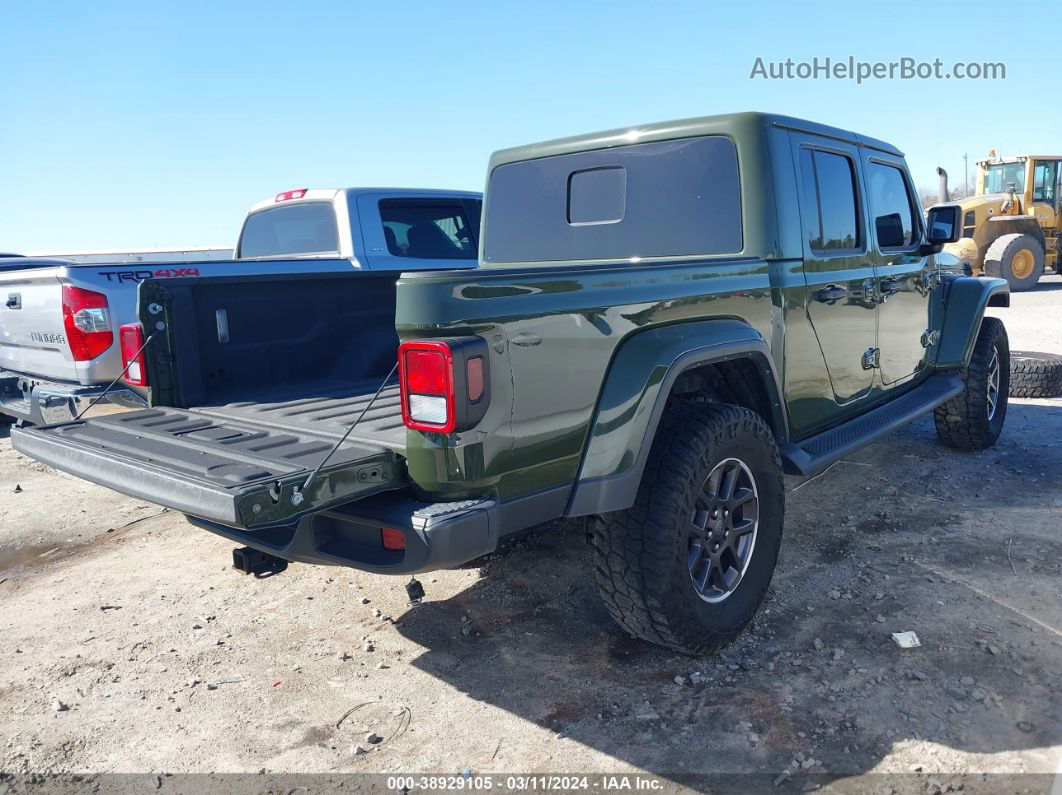 2022 Jeep Gladiator Overland 4x4 Green vin: 1C6HJTFG8NL102973