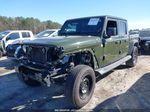 2022 Jeep Gladiator Overland 4x4 Green vin: 1C6HJTFG8NL102973