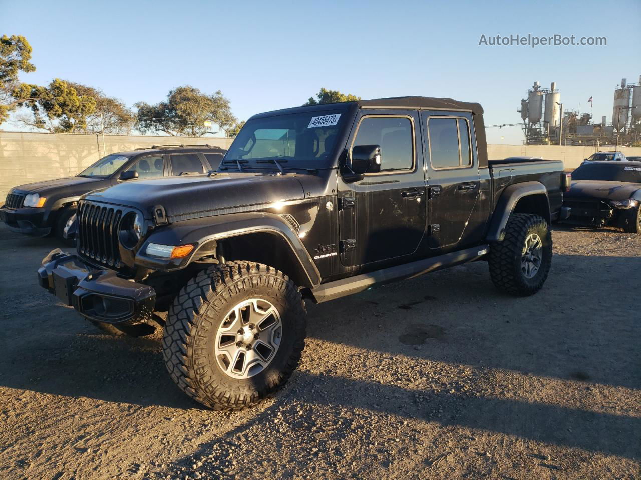 2022 Jeep Gladiator Overland Черный vin: 1C6HJTFG8NL117201