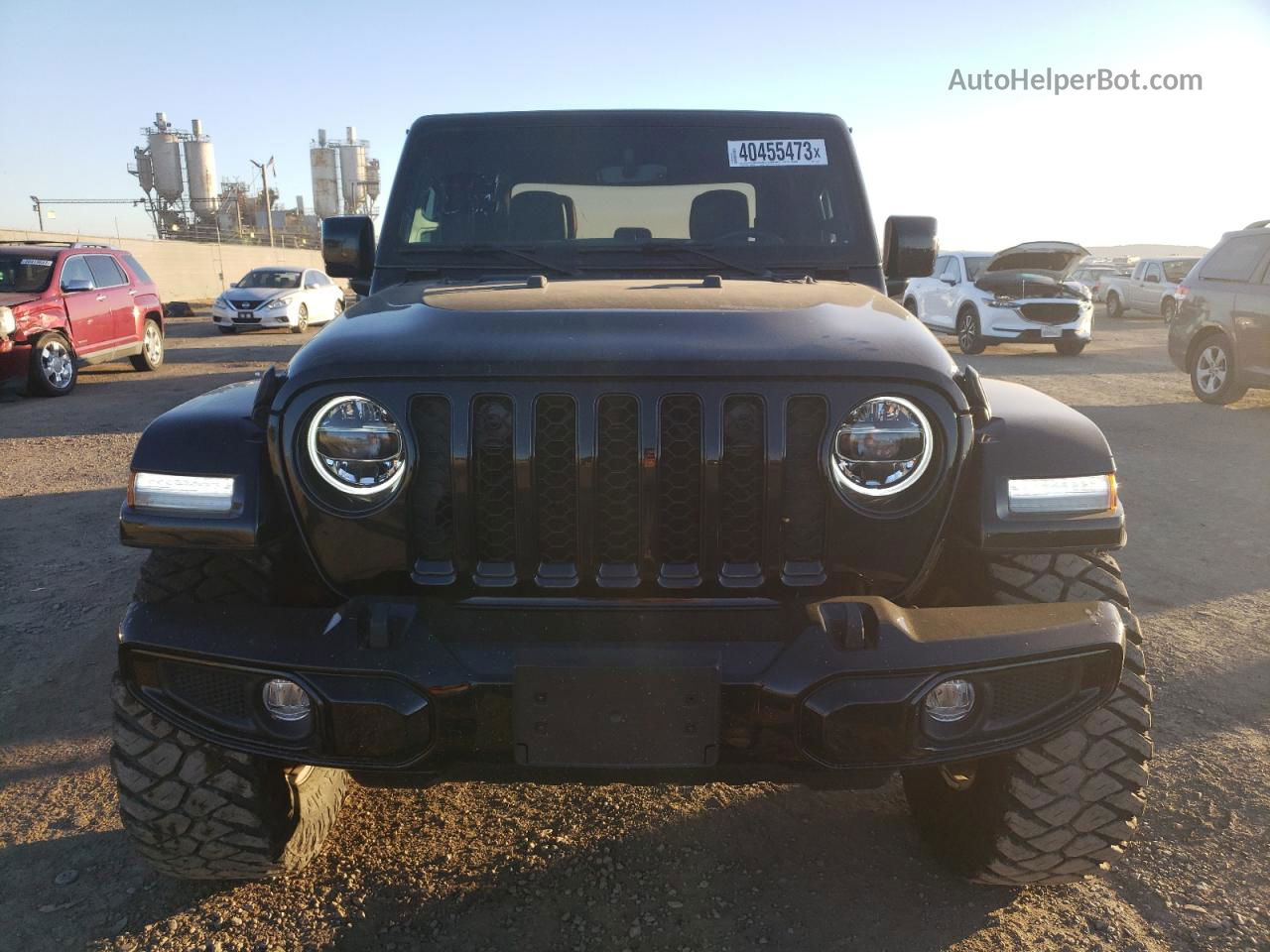 2022 Jeep Gladiator Overland Black vin: 1C6HJTFG8NL117201