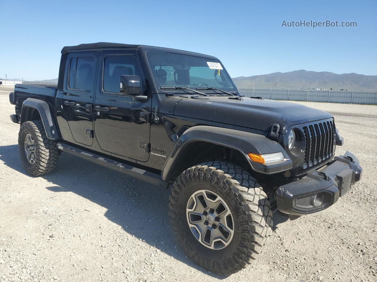 2022 Jeep Gladiator Overland Черный vin: 1C6HJTFG8NL117201