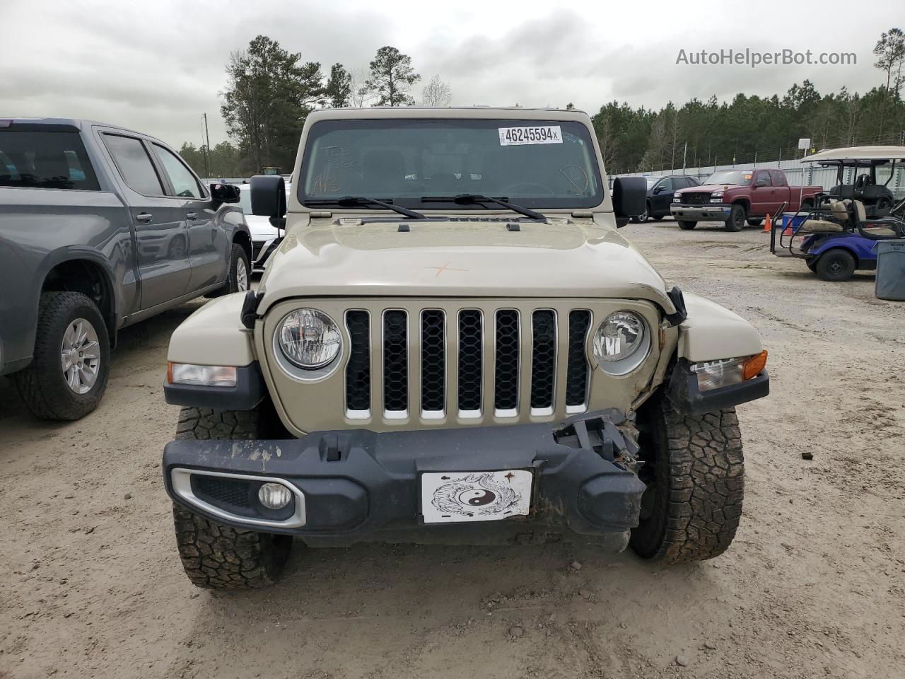 2022 Jeep Gladiator Overland Tan vin: 1C6HJTFG8NL155432