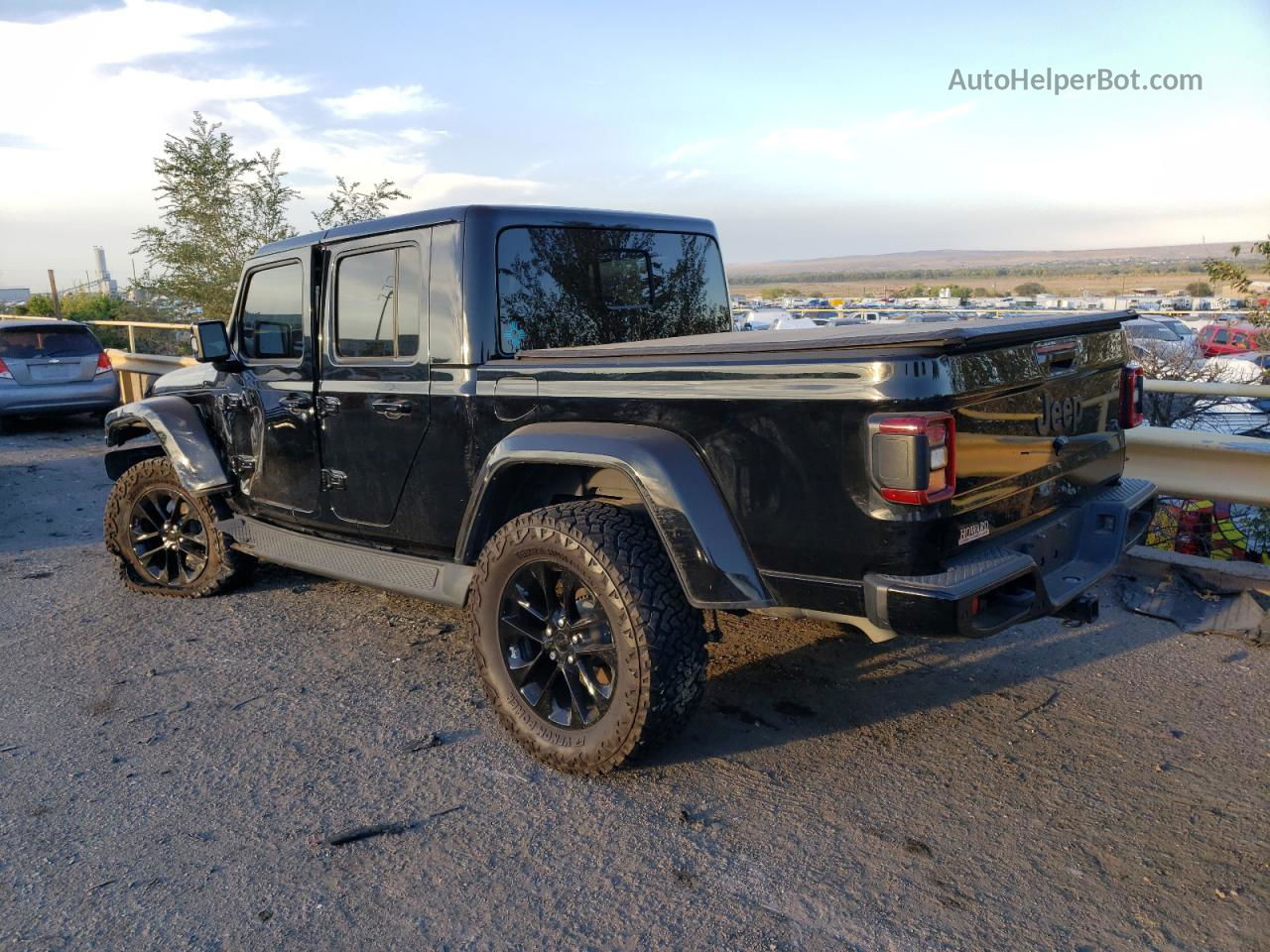 2022 Jeep Gladiator Overland Черный vin: 1C6HJTFG9NL154449