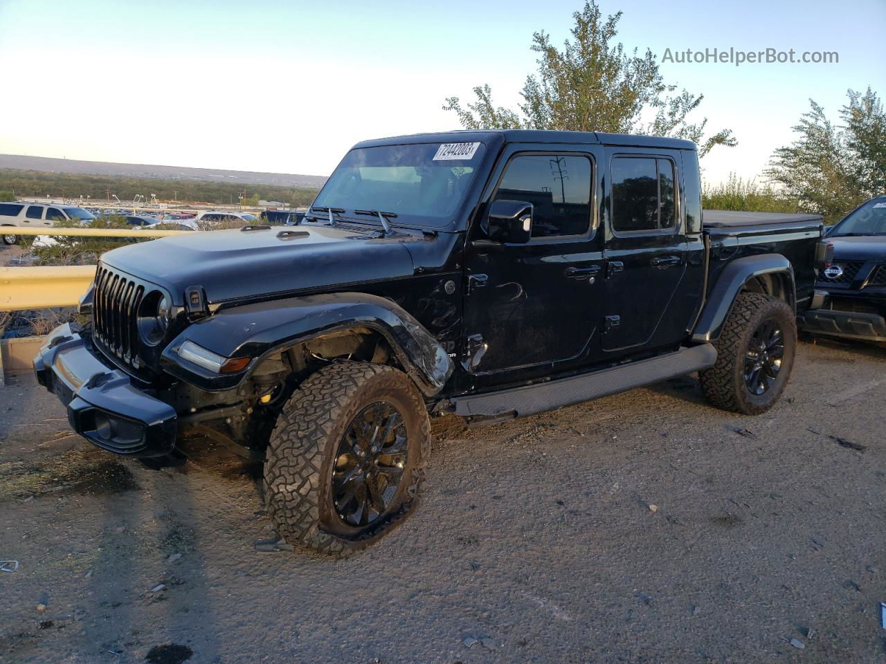 2022 Jeep Gladiator Overland Black vin: 1C6HJTFG9NL154449