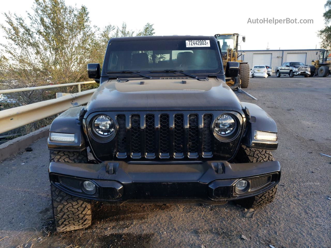 2022 Jeep Gladiator Overland Черный vin: 1C6HJTFG9NL154449