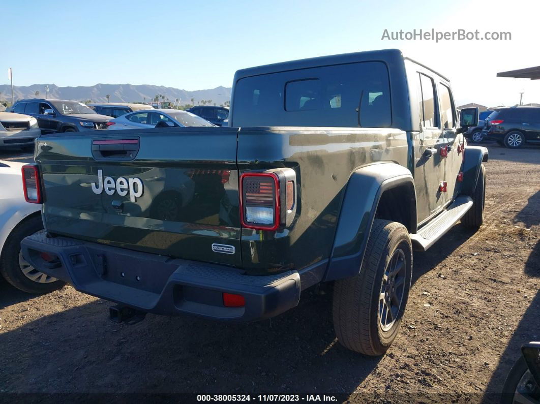 2022 Jeep Gladiator Overland 4x4 Зеленый vin: 1C6HJTFGXNL151351