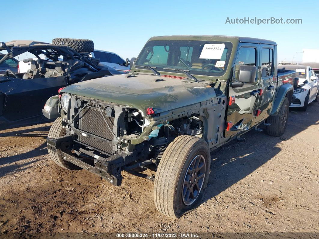 2022 Jeep Gladiator Overland 4x4 Green vin: 1C6HJTFGXNL151351