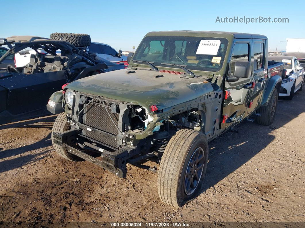 2022 Jeep Gladiator Overland 4x4 Зеленый vin: 1C6HJTFGXNL151351