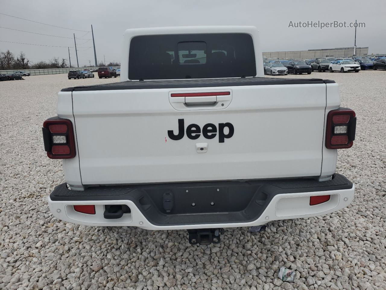 2022 Jeep Gladiator Overland White vin: 1C6HJTFGXNL178646