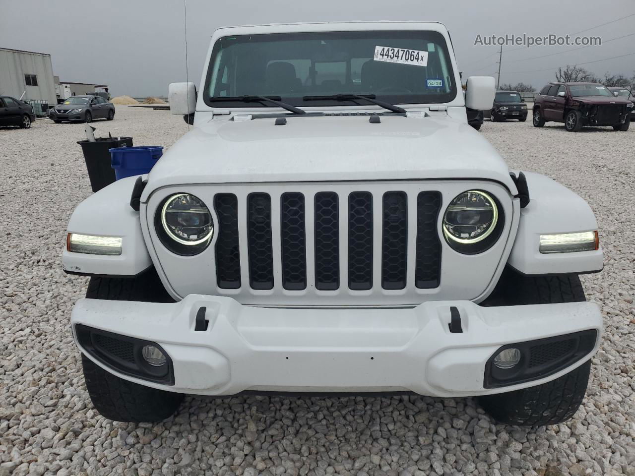 2022 Jeep Gladiator Overland White vin: 1C6HJTFGXNL178646