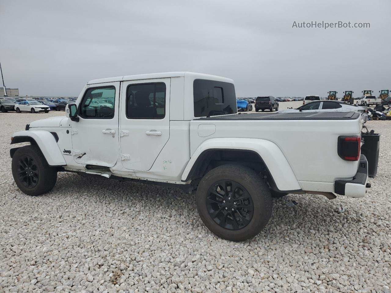 2022 Jeep Gladiator Overland White vin: 1C6HJTFGXNL178646