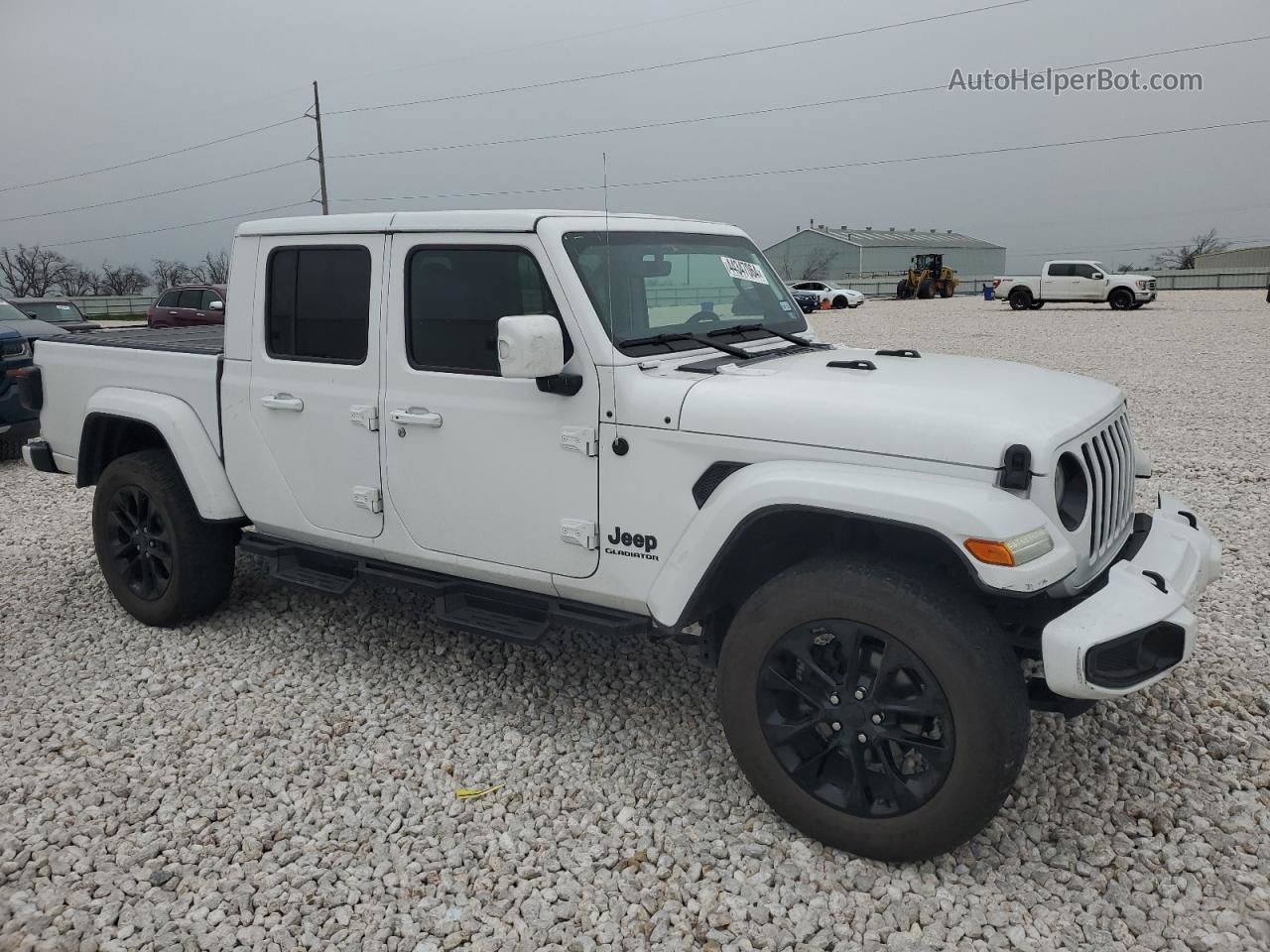 2022 Jeep Gladiator Overland White vin: 1C6HJTFGXNL178646