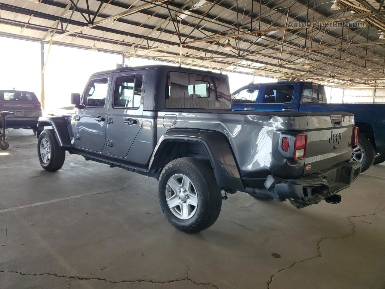 2022 Jeep Gladiator Sport Gray vin: 1C6JJTAG5NL117133