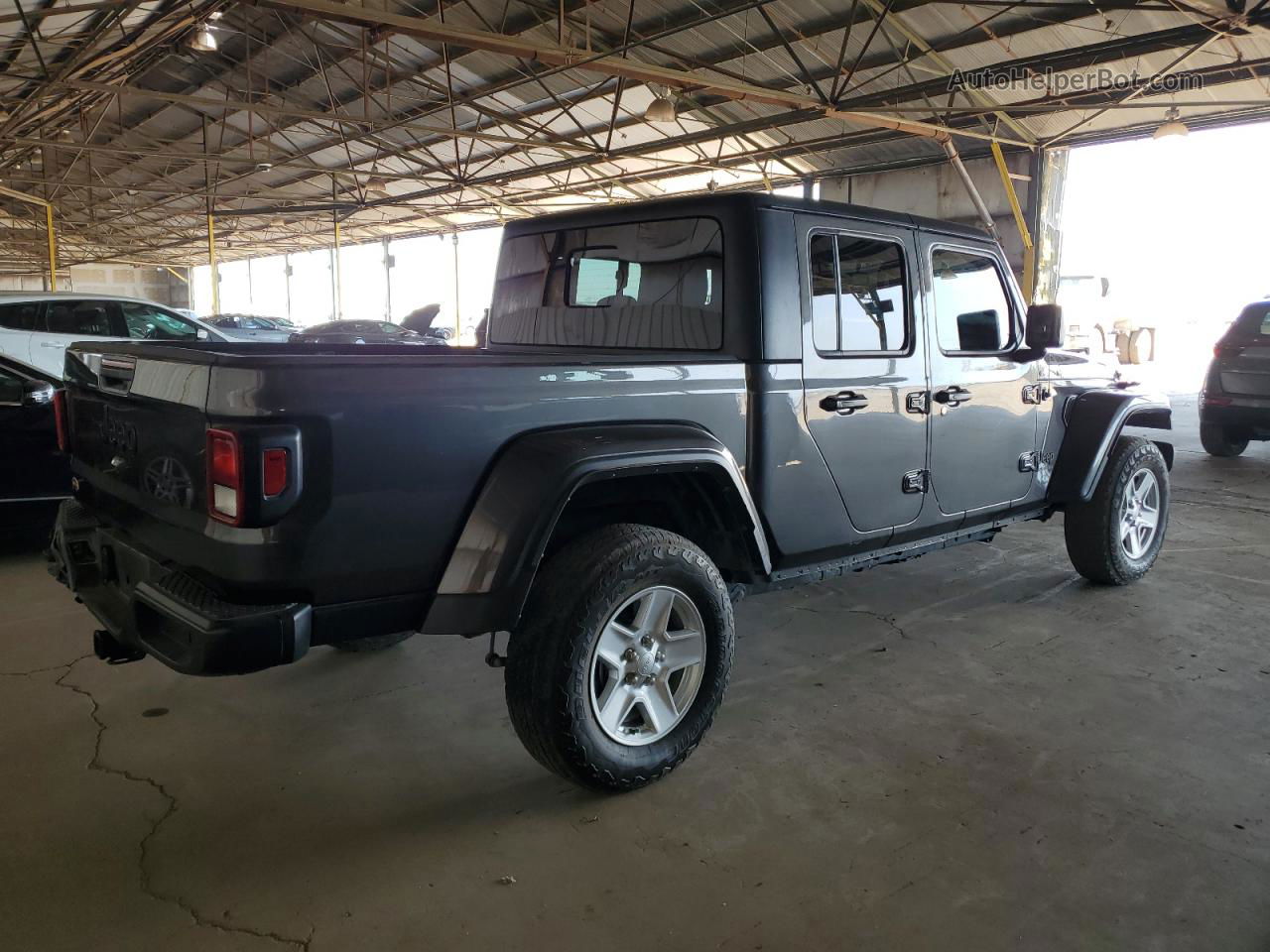 2022 Jeep Gladiator Sport Gray vin: 1C6JJTAG5NL117133