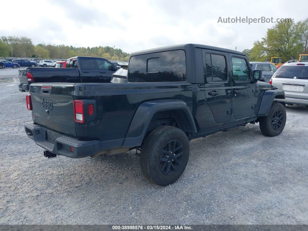 2022 Jeep Gladiator Sport S 4x4 Black vin: 1C6JJTAM3NL170449