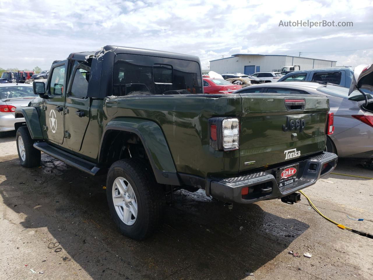 2022 Jeep Gladiator Sport Green vin: 1C6JJTAMXNL135925