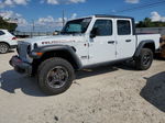 2022 Jeep Gladiator Rubicon White vin: 1C6JJTBG0NL120875