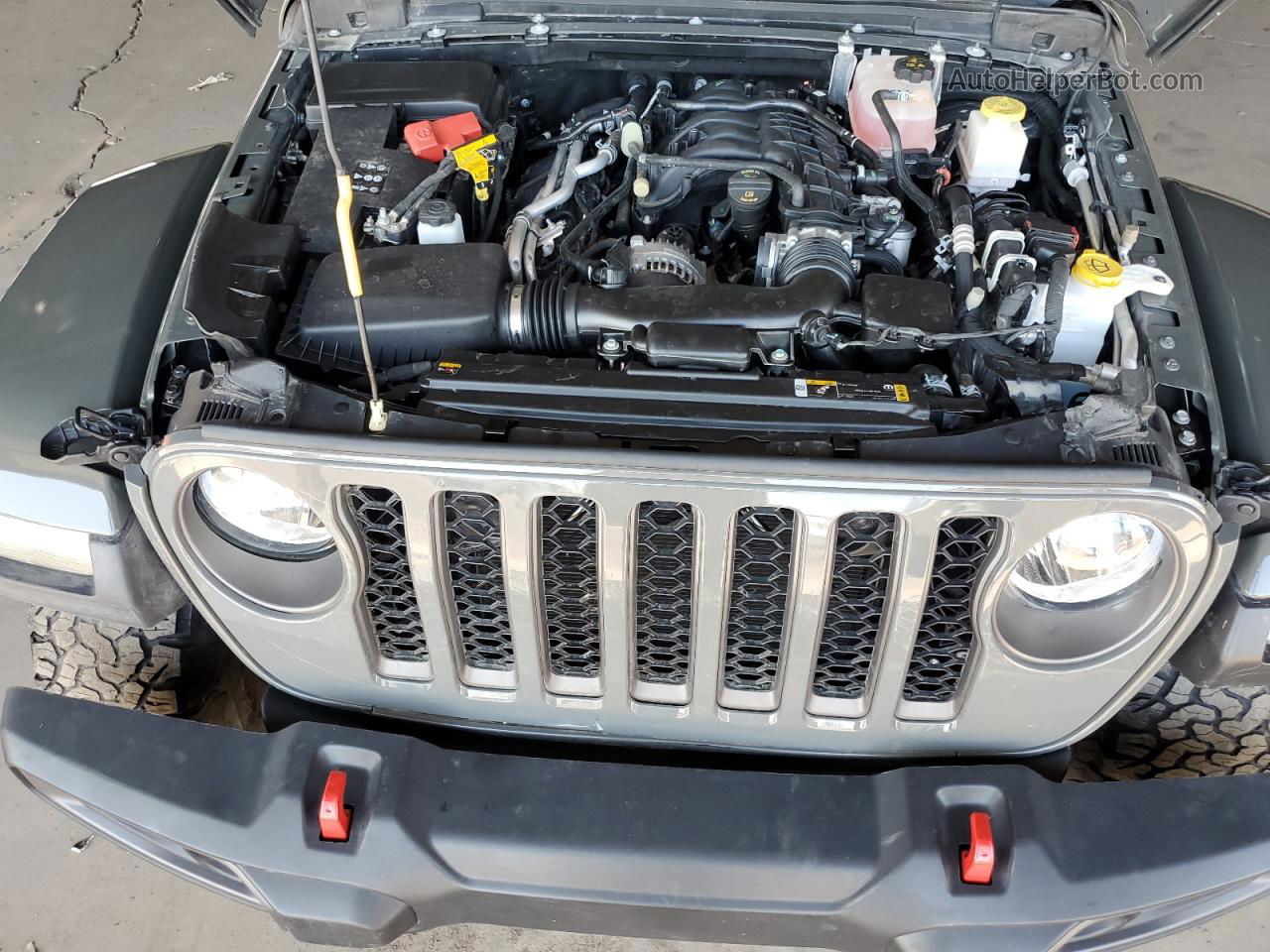 2022 Jeep Gladiator Rubicon Gray vin: 1C6JJTBG0NL154587