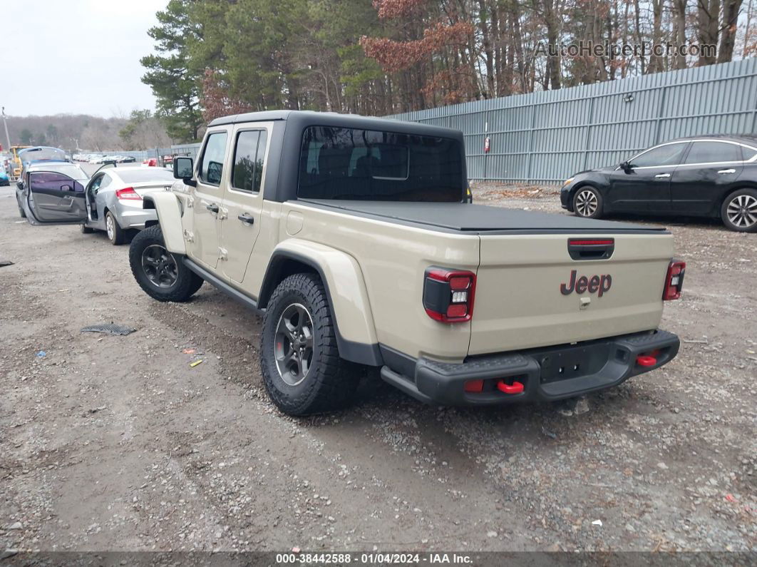 2022 Jeep Gladiator Rubicon 4x4 Cream vin: 1C6JJTBG0NL172720