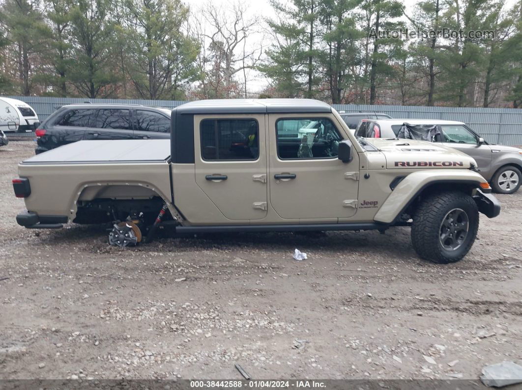 2022 Jeep Gladiator Rubicon 4x4 Cream vin: 1C6JJTBG0NL172720