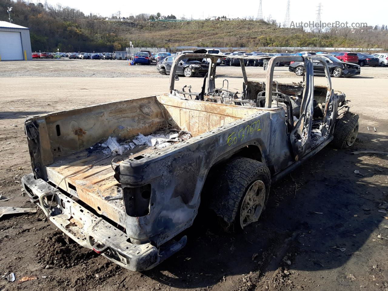 2022 Jeep Gladiator Rubicon Burn vin: 1C6JJTBG1NL134218