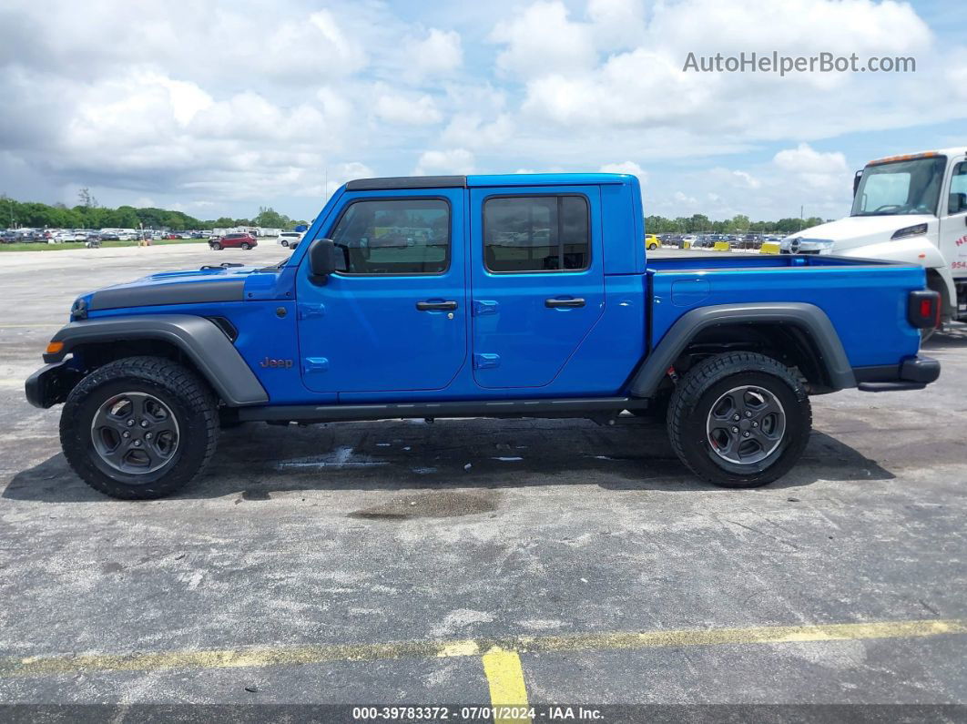 2022 Jeep Gladiator Rubicon 4x4 Blue vin: 1C6JJTBG1NL135515