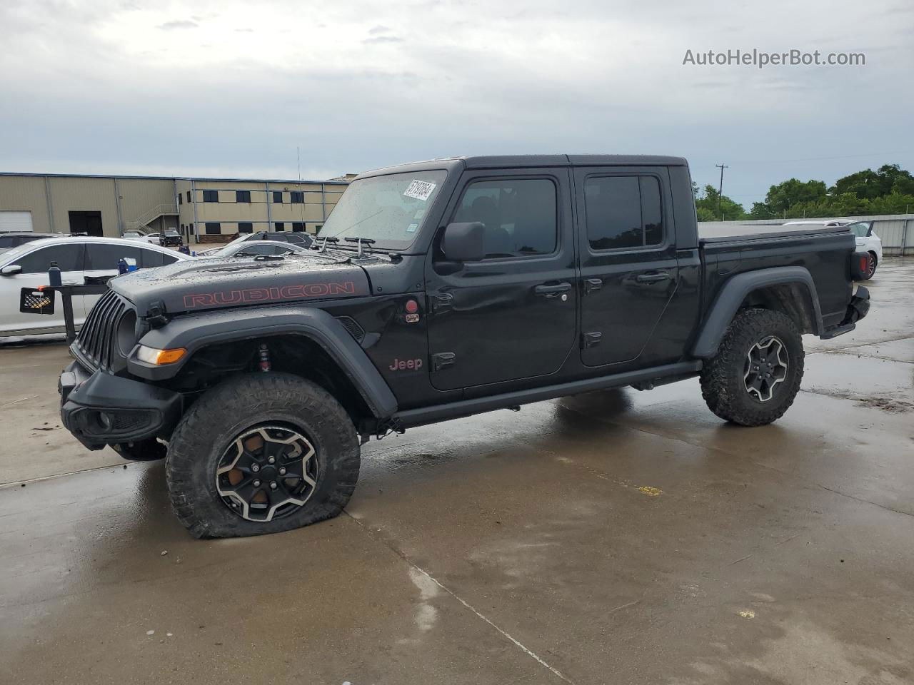 2022 Jeep Gladiator Rubicon Black vin: 1C6JJTBG4NL139476