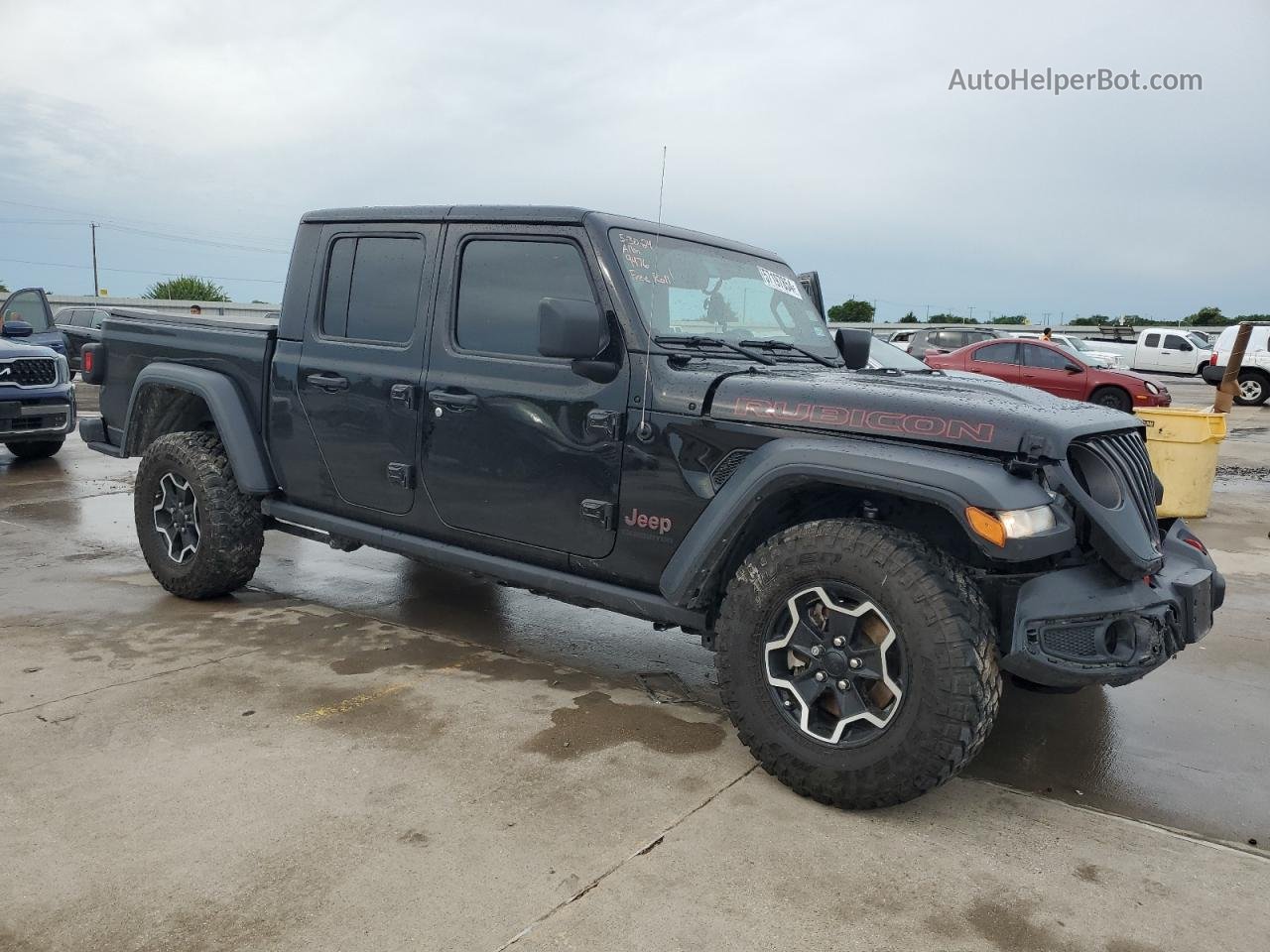 2022 Jeep Gladiator Rubicon Black vin: 1C6JJTBG4NL139476