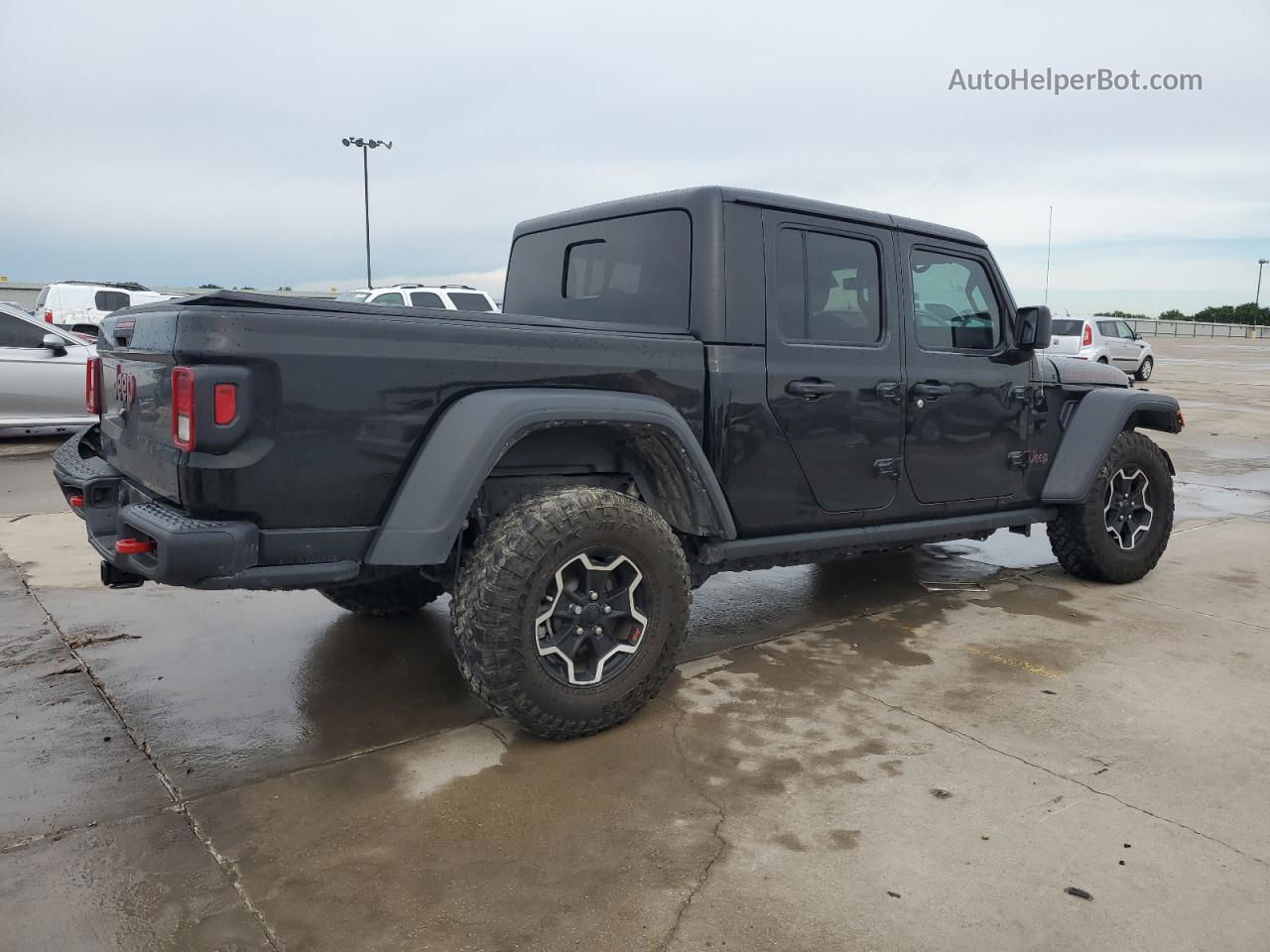 2022 Jeep Gladiator Rubicon Black vin: 1C6JJTBG4NL139476