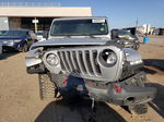 2022 Jeep Gladiator Rubicon Silver vin: 1C6JJTBG6NL114949