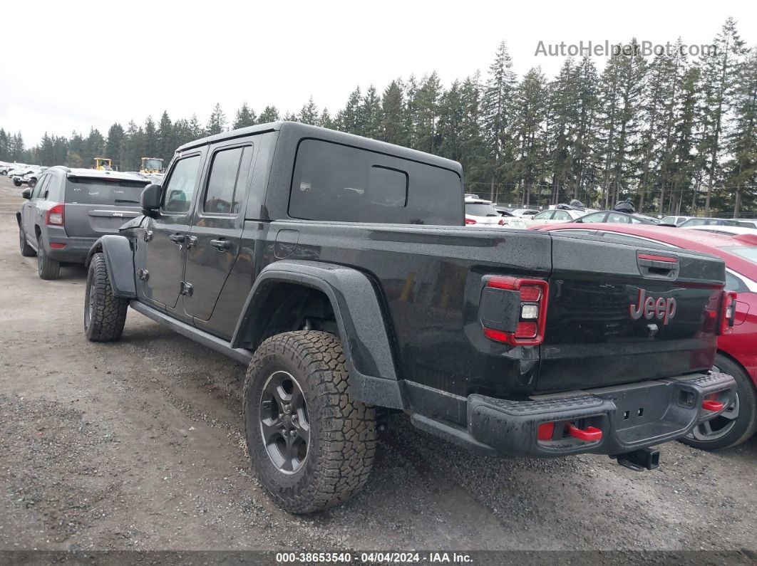 2022 Jeep Gladiator Rubicon 4x4 Black vin: 1C6JJTBG6NL165576