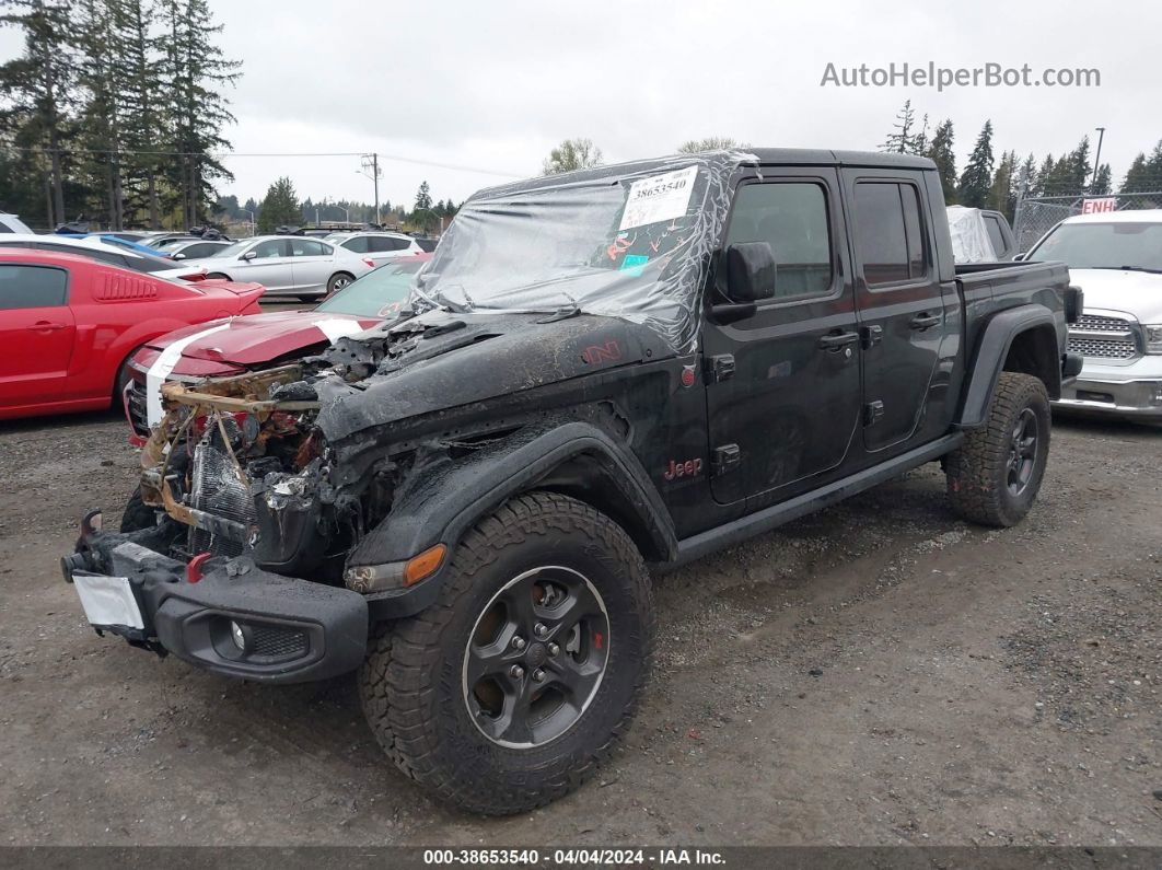 2022 Jeep Gladiator Rubicon 4x4 Black vin: 1C6JJTBG6NL165576