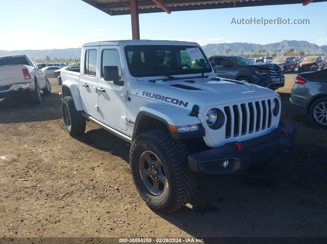 2022 Jeep Gladiator Rubicon 4x4 Белый vin: 1C6JJTBG7NL149919