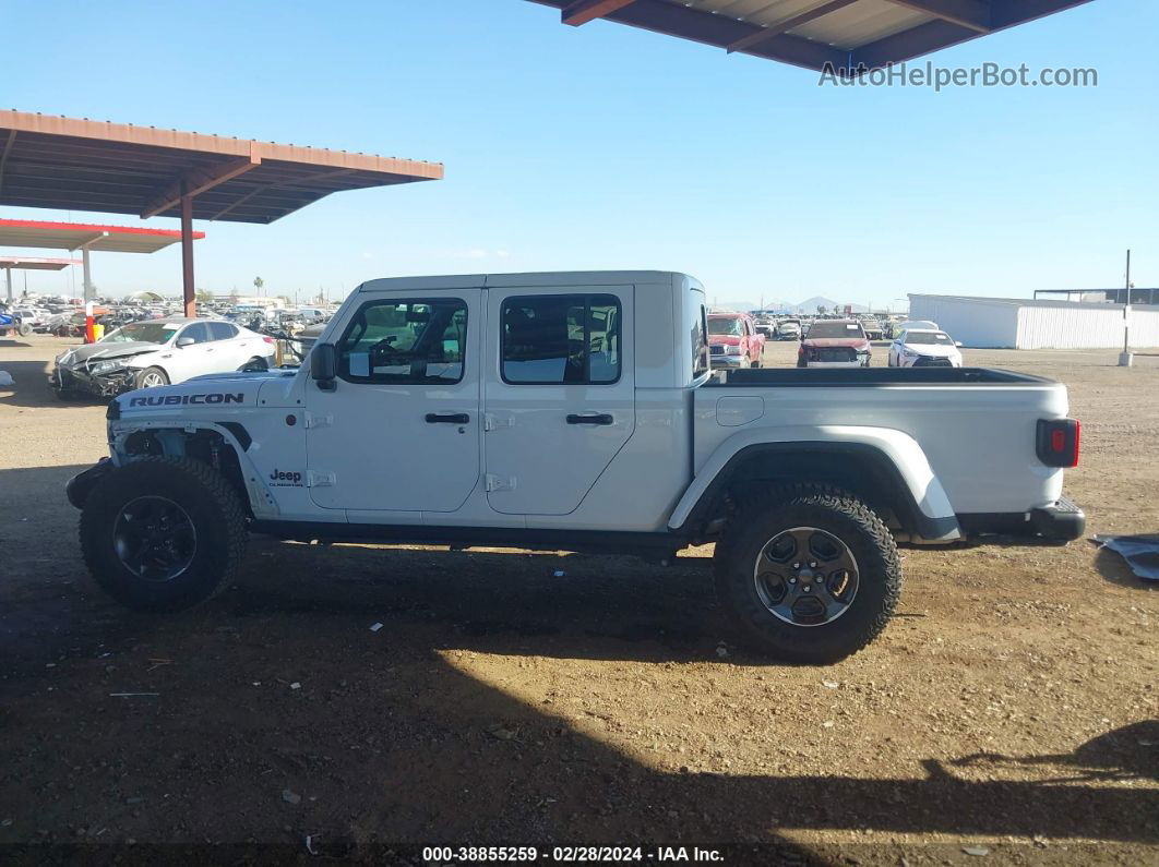 2022 Jeep Gladiator Rubicon 4x4 White vin: 1C6JJTBG7NL149919