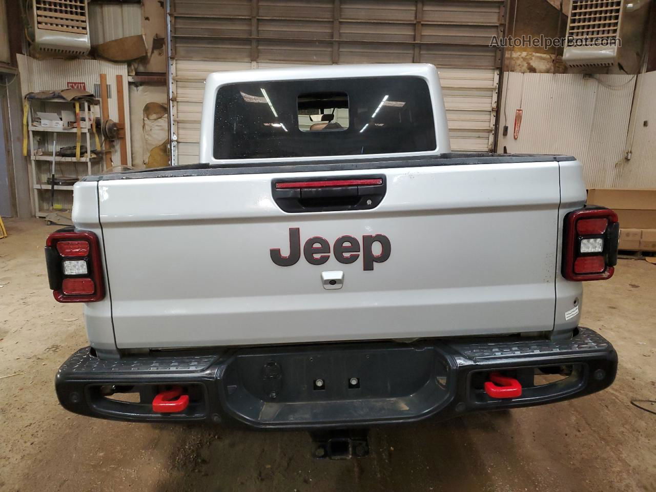 2022 Jeep Gladiator Rubicon Silver vin: 1C6JJTBG9NL101516