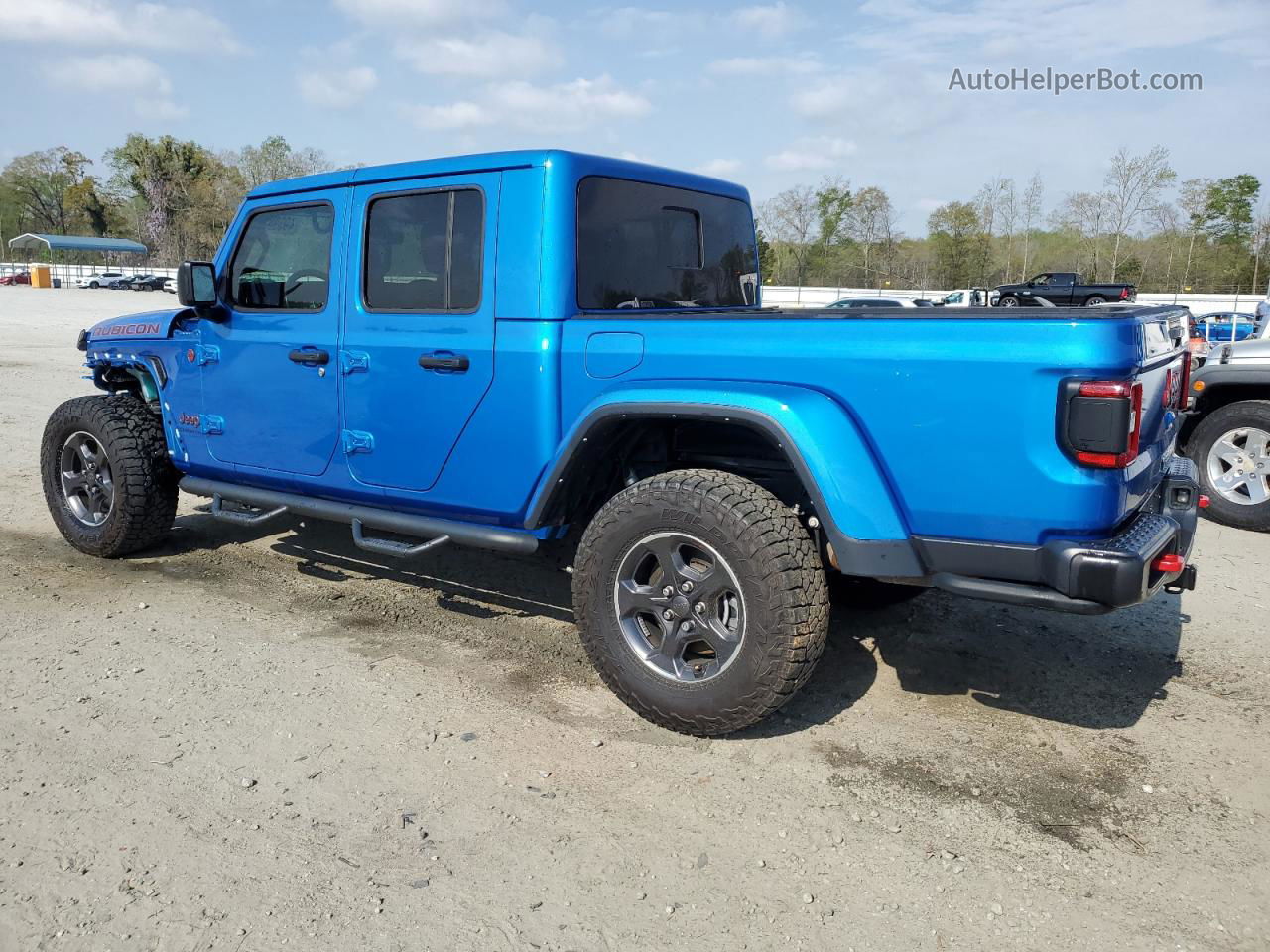 2022 Jeep Gladiator Rubicon Синий vin: 1C6JJTBG9NL140686