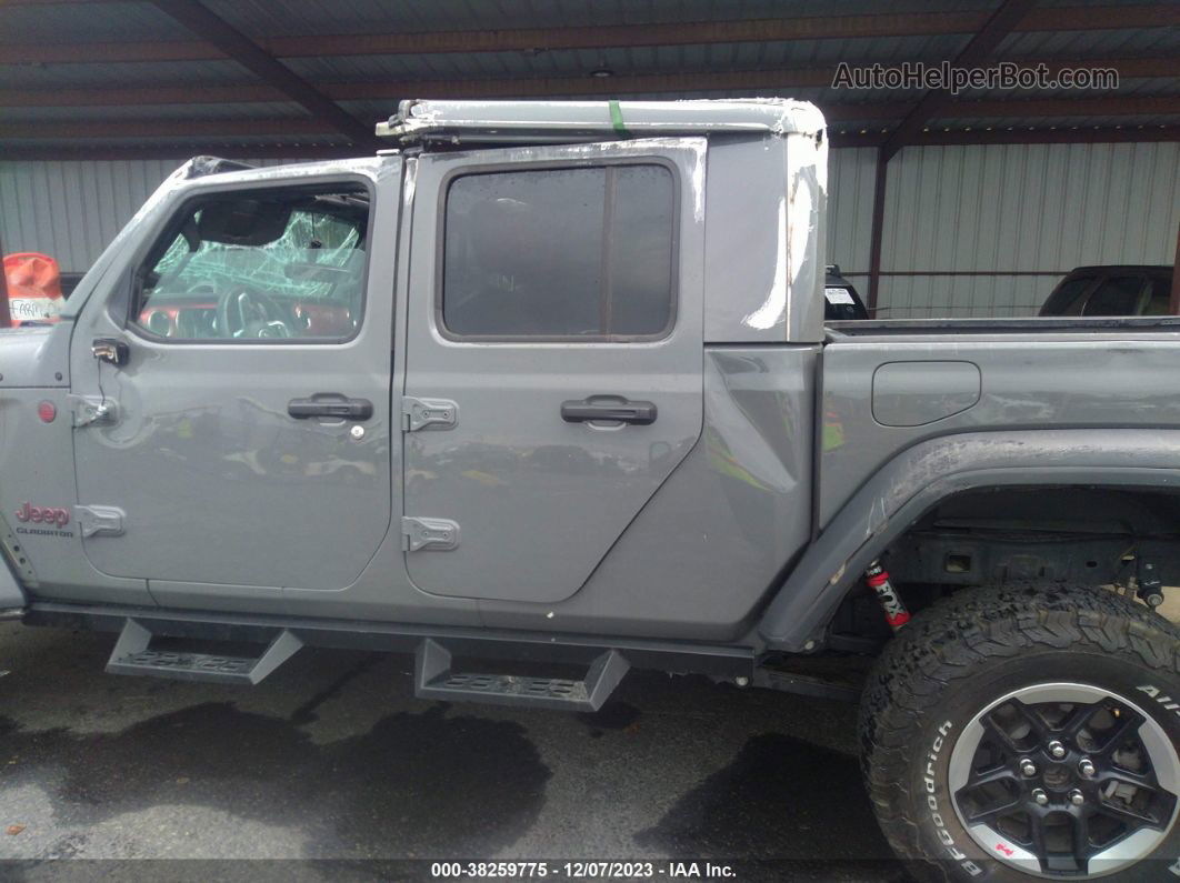 2022 Jeep Gladiator Rubicon 4x4 Gray vin: 1C6JJTBM1NL165720