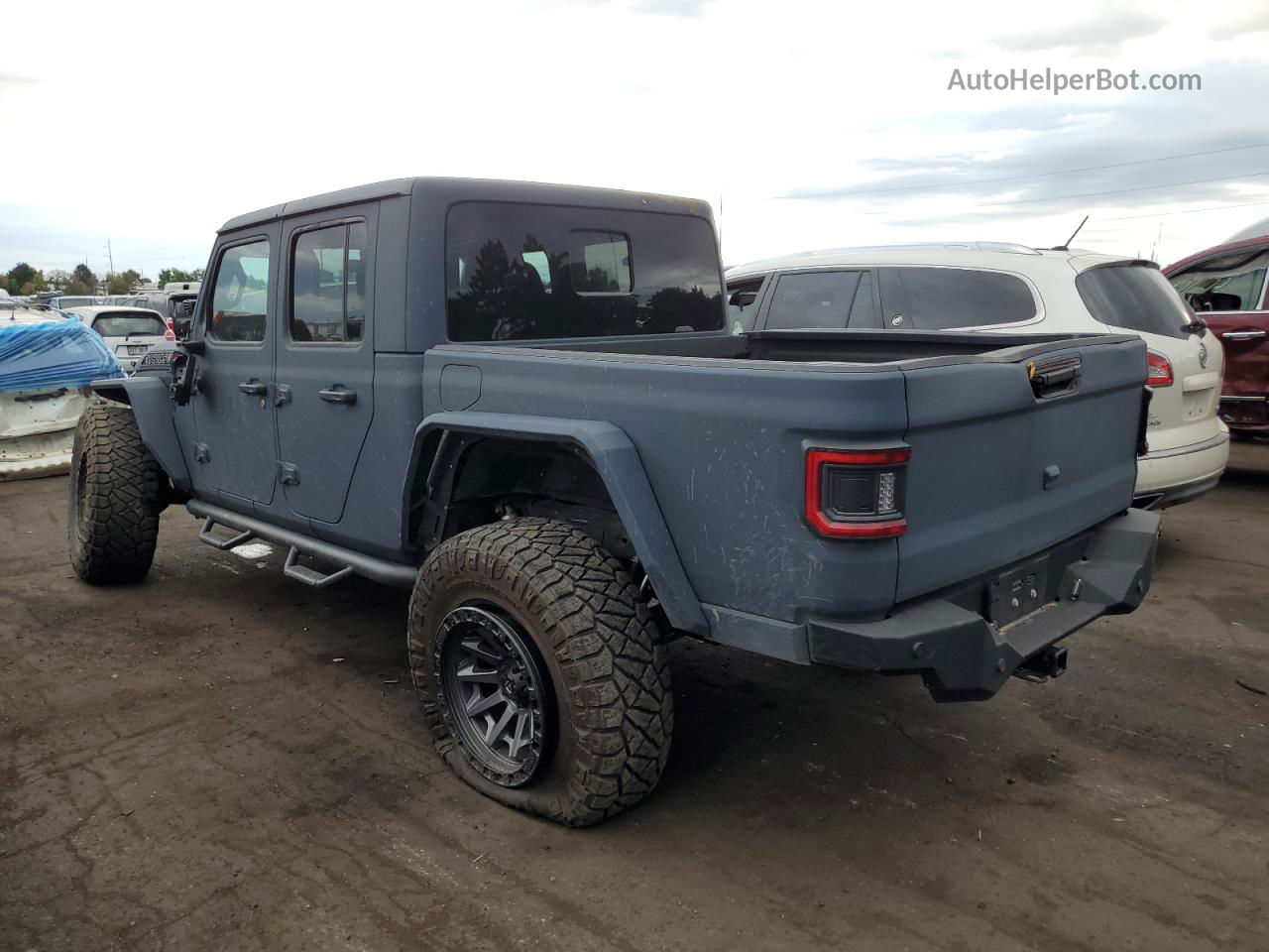 2022 Jeep Gladiator Rubicon Серый vin: 1C6JJTBM5NL136270