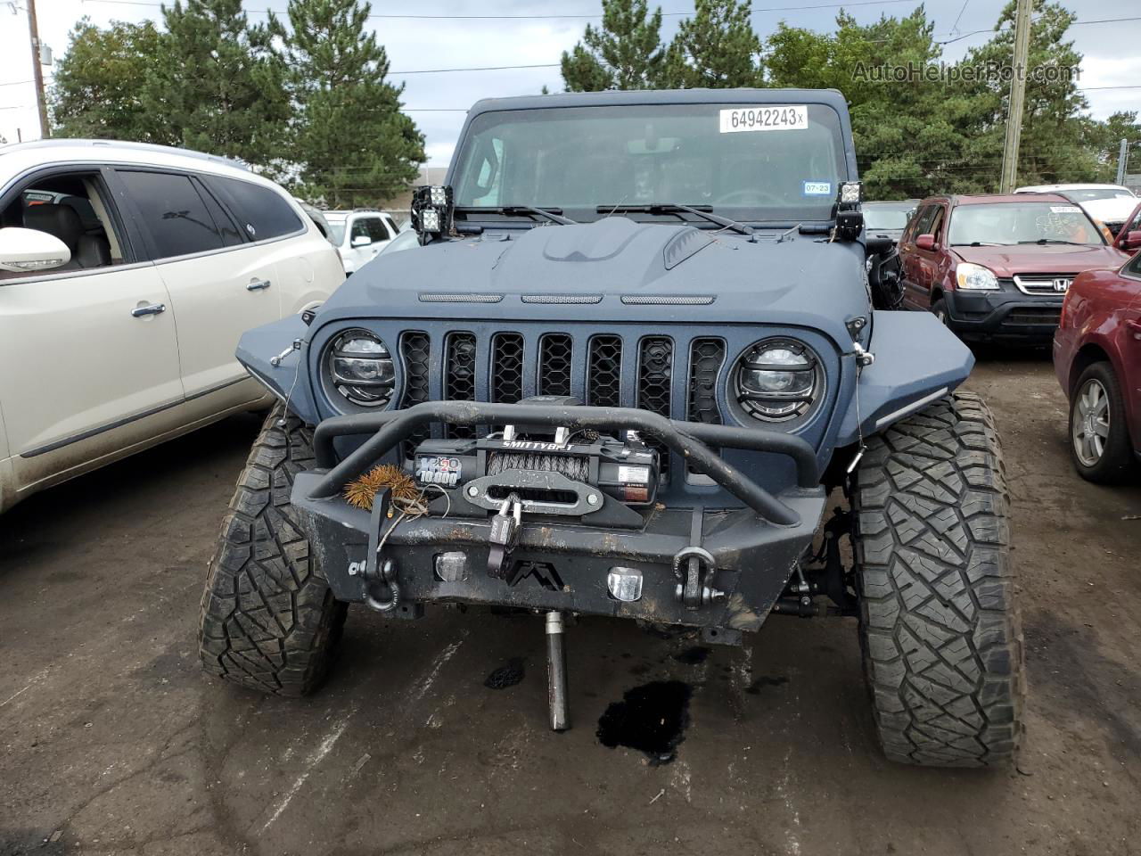 2022 Jeep Gladiator Rubicon Gray vin: 1C6JJTBM5NL136270