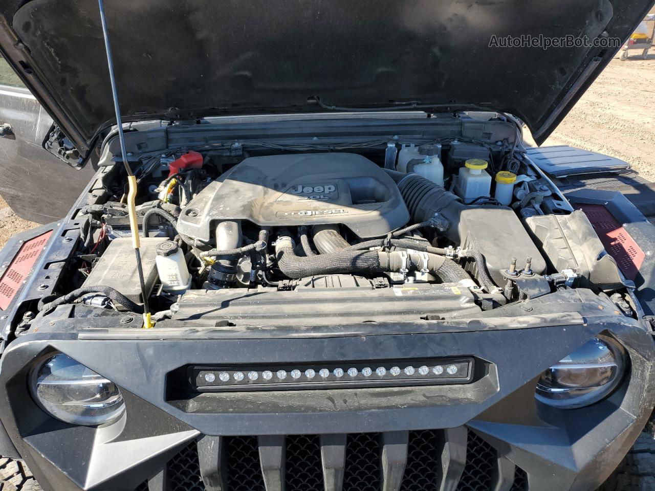 2022 Jeep Gladiator Rubicon Gray vin: 1C6JJTBM5NL156700