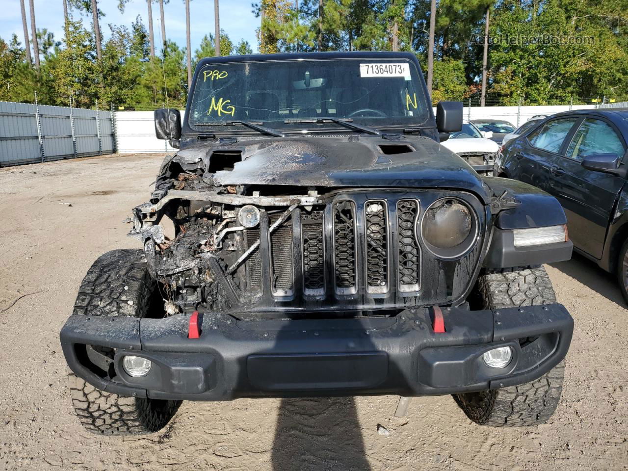 2022 Jeep Gladiator Rubicon Black vin: 1C6JJTBM7NL118062