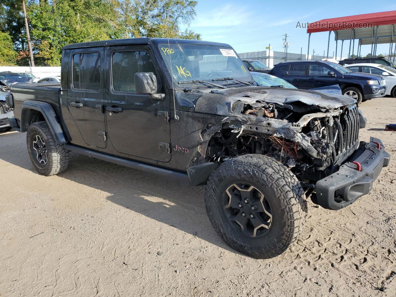 2022 Jeep Gladiator Rubicon Black vin: 1C6JJTBM7NL118062