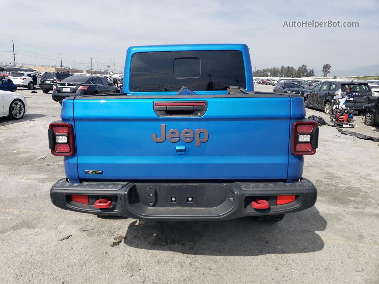 2022 Jeep Gladiator Rubicon Blue vin: 1C6JJTBMXNL183455